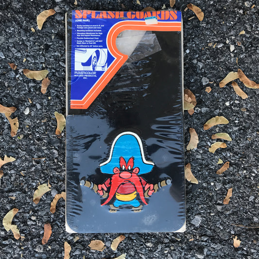 NOS Yosemite Sam Mudflaps Small - Plasticolor 15x9