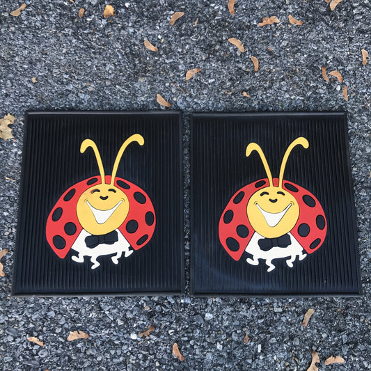 NOS Volkswagen Bug Rear Floor Mats - Plasticolor