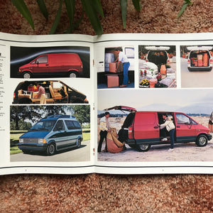 1987 Ford Aerostar Van - Original Ford Dealership Brochure