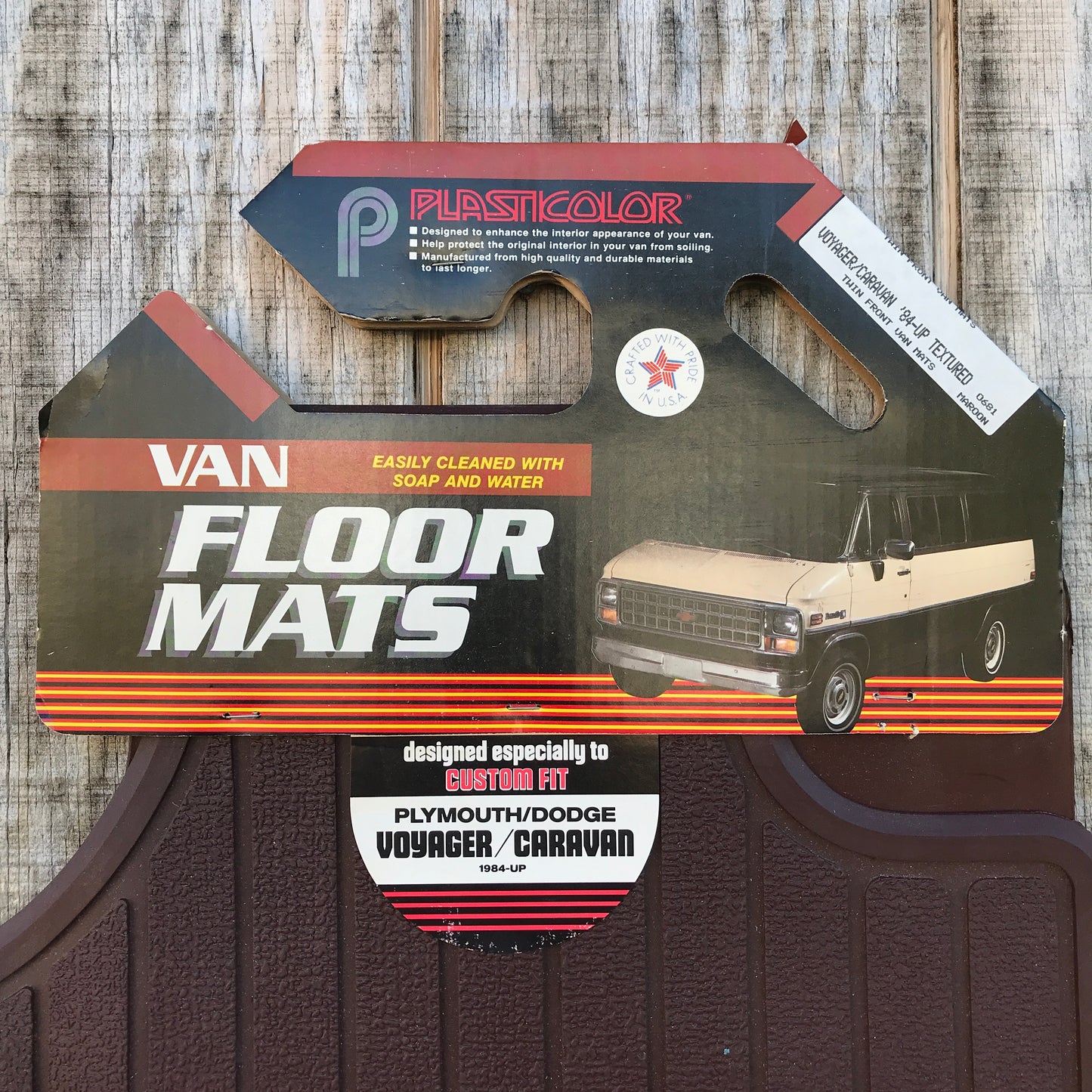 NOS Dodge Caravan/ Plymouth Voyager Floor Mats - Plasticolor