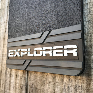 NOS Explorer Mudflaps - Plasticolor 14x10