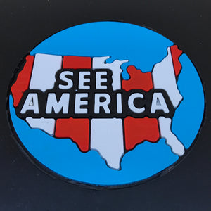 NOS See America Mudflaps - Plasticolor 18x12