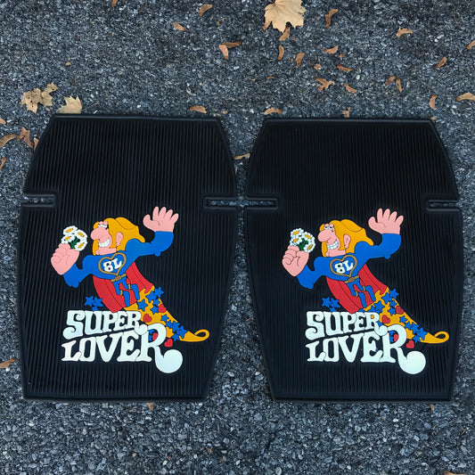 NOS Super Lover Floor Mats Large - Plasticolor 24x18