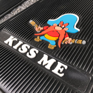 NOS “Kiss Me” Floor Mats - Plasticolor Mod Mats