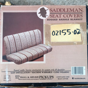 NOS Rugged Saddle Blanked Bench Seat Cover - Saddleman Inc