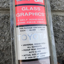 Load image into Gallery viewer, NOS Toyota Glass Graphics - Custom Line USA