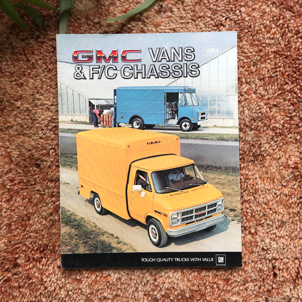 GMC Vans & F/C Chassis 1984 - Original GM Dealership Brochure