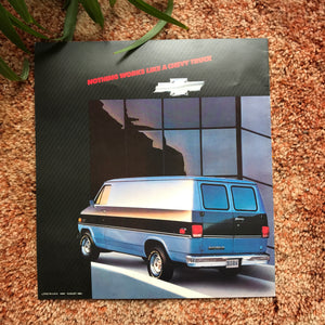 Chevy Vans - 1985 Chevy Trucks - Original GM Dealership Brochure