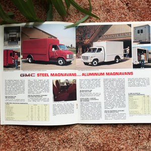 GMC Vans & F/C Chassis 1984 - Original GM Dealership Brochure