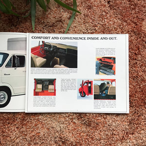 Dodge Trucks: 1973 Kary Van - Original Dodge Dealership Brochure